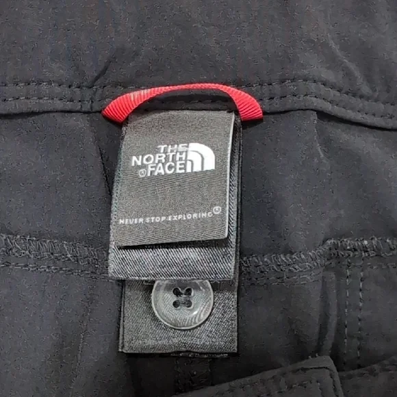 The North Face | Black Lightweight Stretch Hiking Camping Mountain Pants Size 12 - Picture 6 of 13